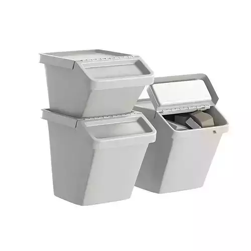 Ikea Sortera Recycling bins white