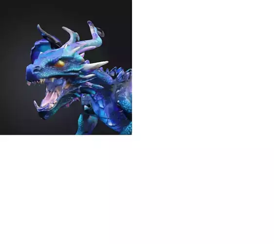 Iridescent Crystal Dragon - 200mm Epic Boss Mini