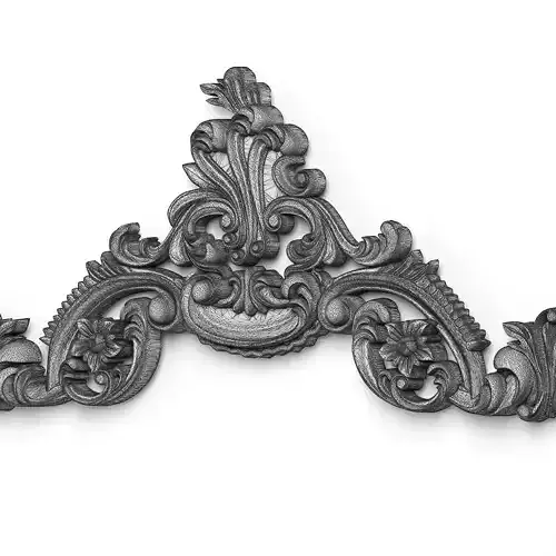 Carved decor 2 3D model 5