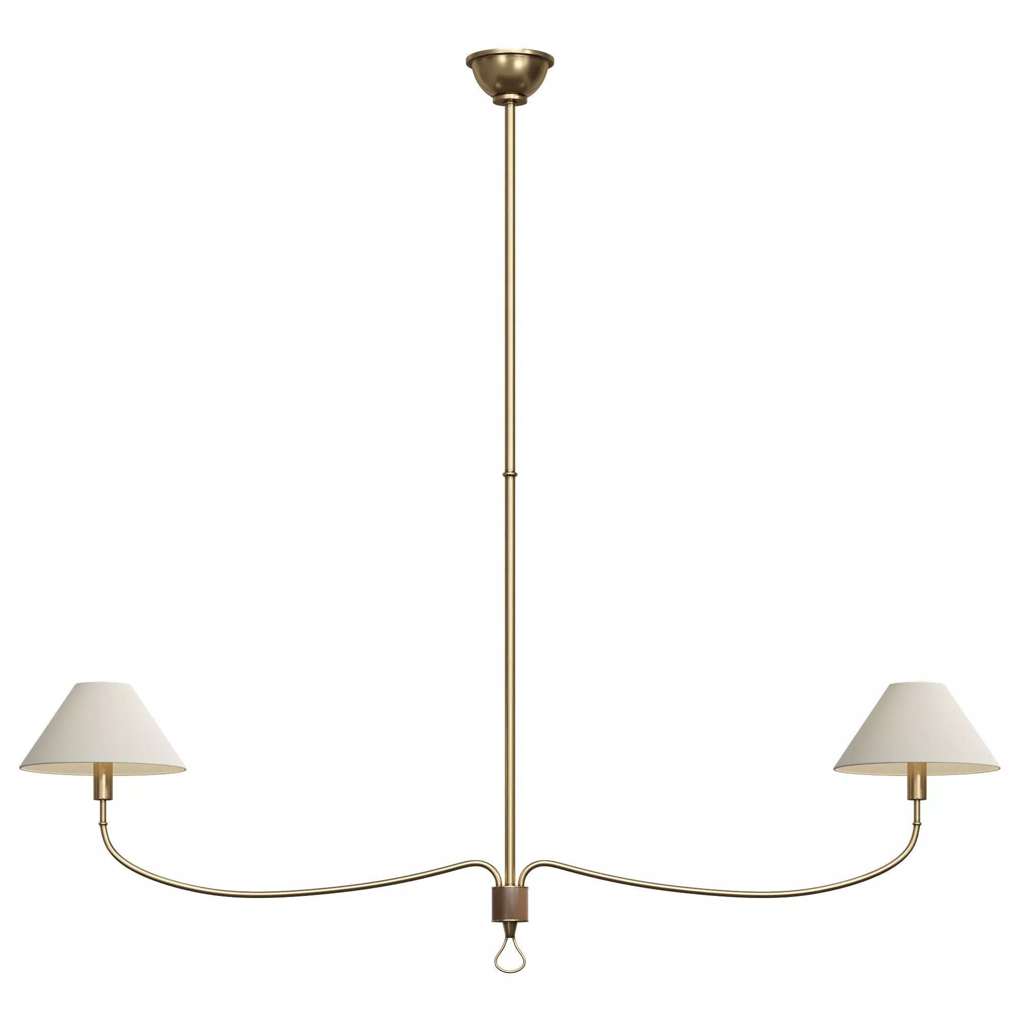 Griffin Grande Linear Chandelier 3D model_2