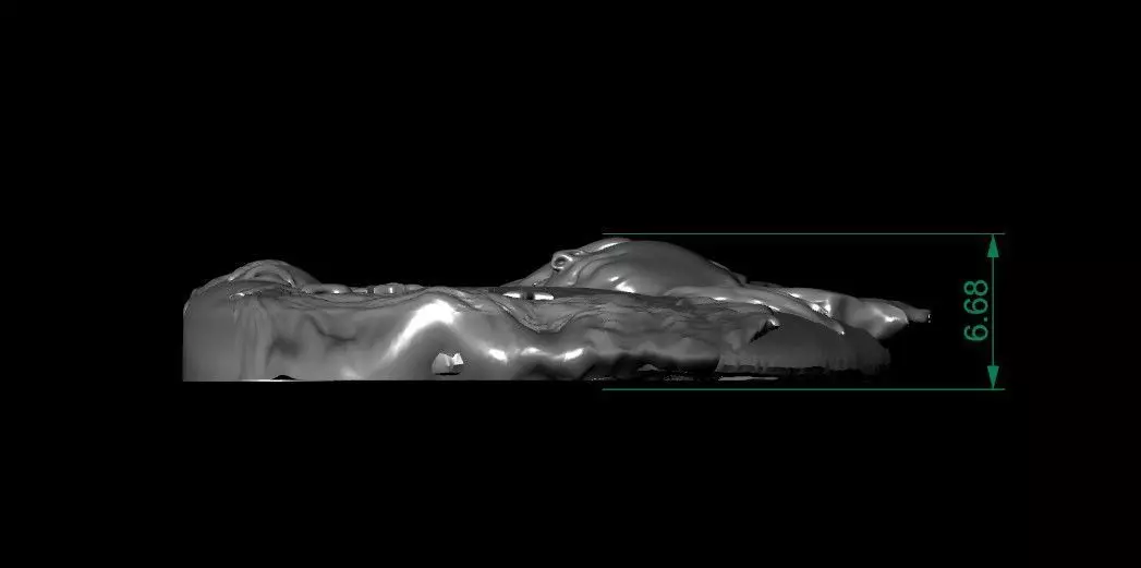 Gunes ve ay gumus kolye  3D print model_2