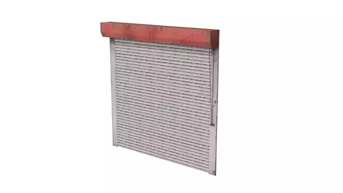 Game Ready Animated Roller Door - 3D Model - MDD - UE Compatible