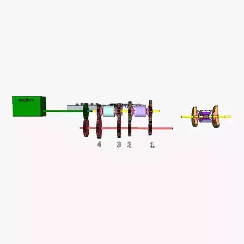 Electrically shifted gearbox