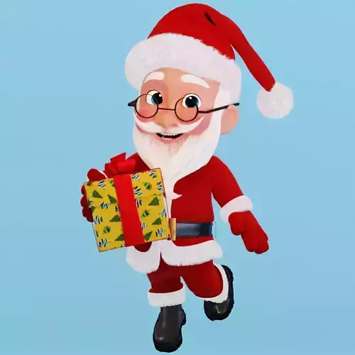 Santa Claus Cartoon Rigged Character