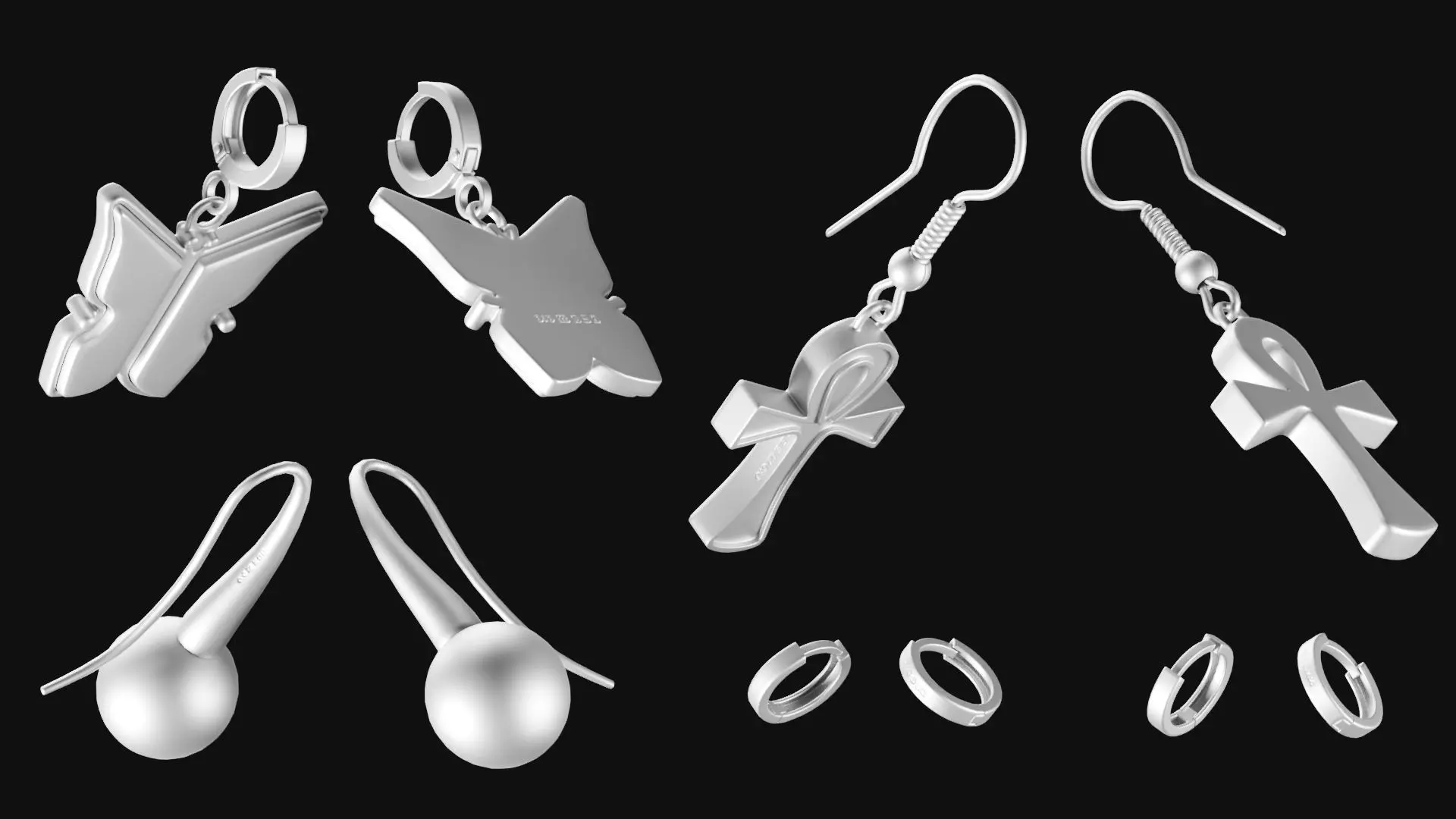 Jewellery Set 3D model_35