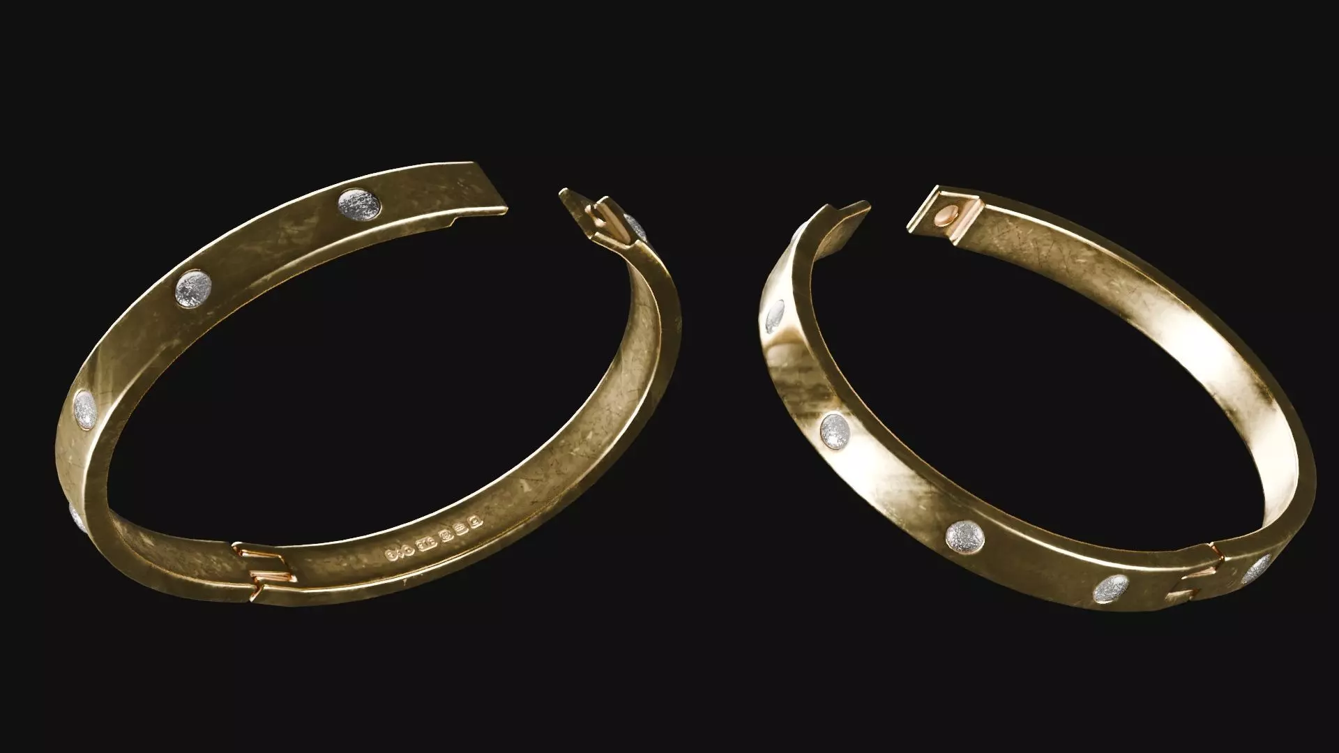 Jewellery Set 3D model_5