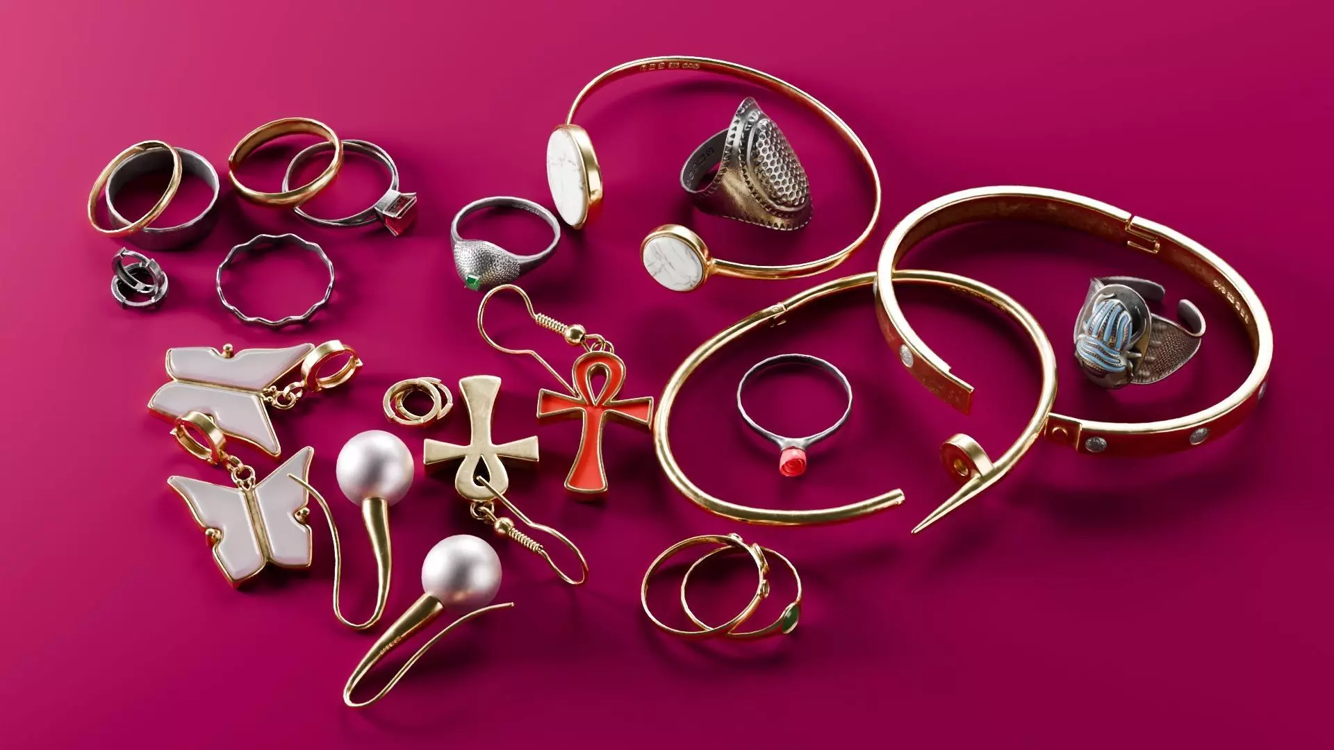 Jewellery Set 3D model_1