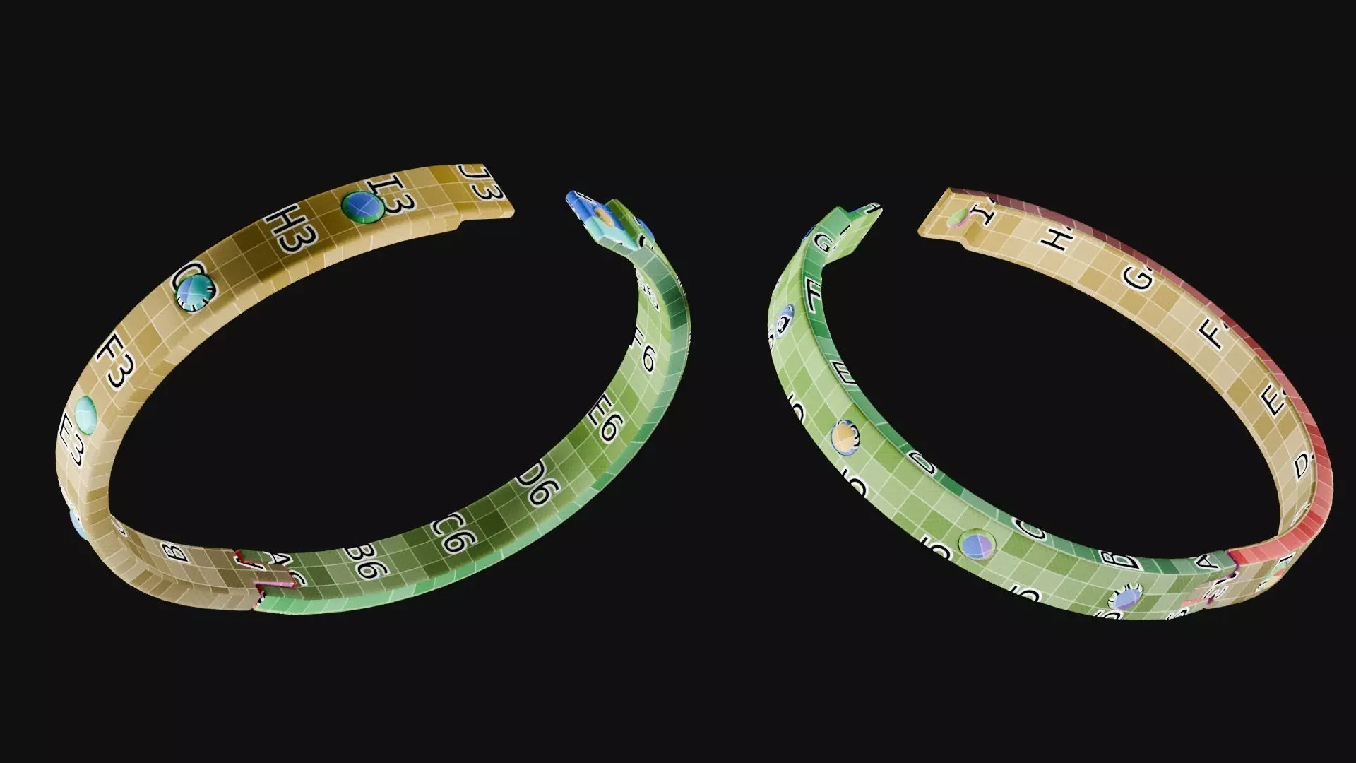 Jewellery Set 3D model_20