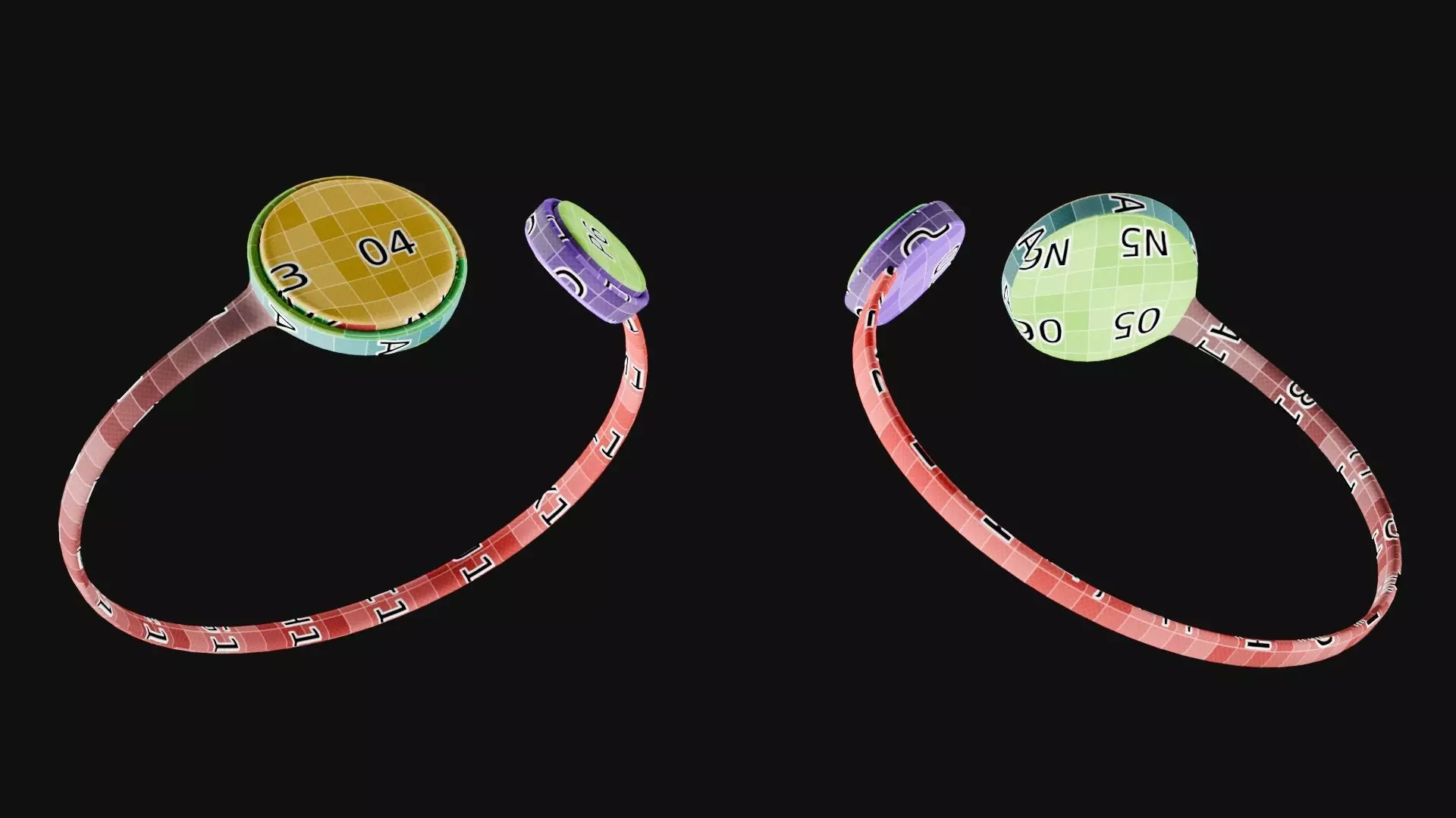 Jewellery Set 3D model_18