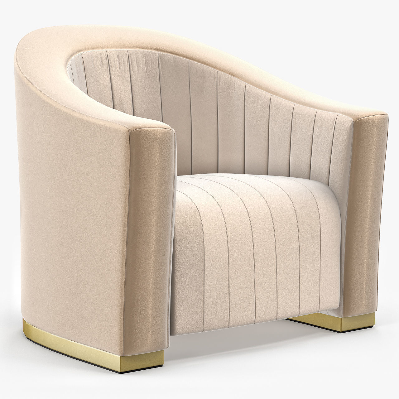 Munna Louise Armchair Model Cgtrader Munna Louise Armchair Model Max Obj Mtl Fbx 2