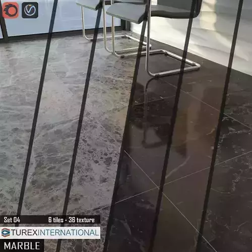 TUREX INTERNATIONAL Marble Tiles Set