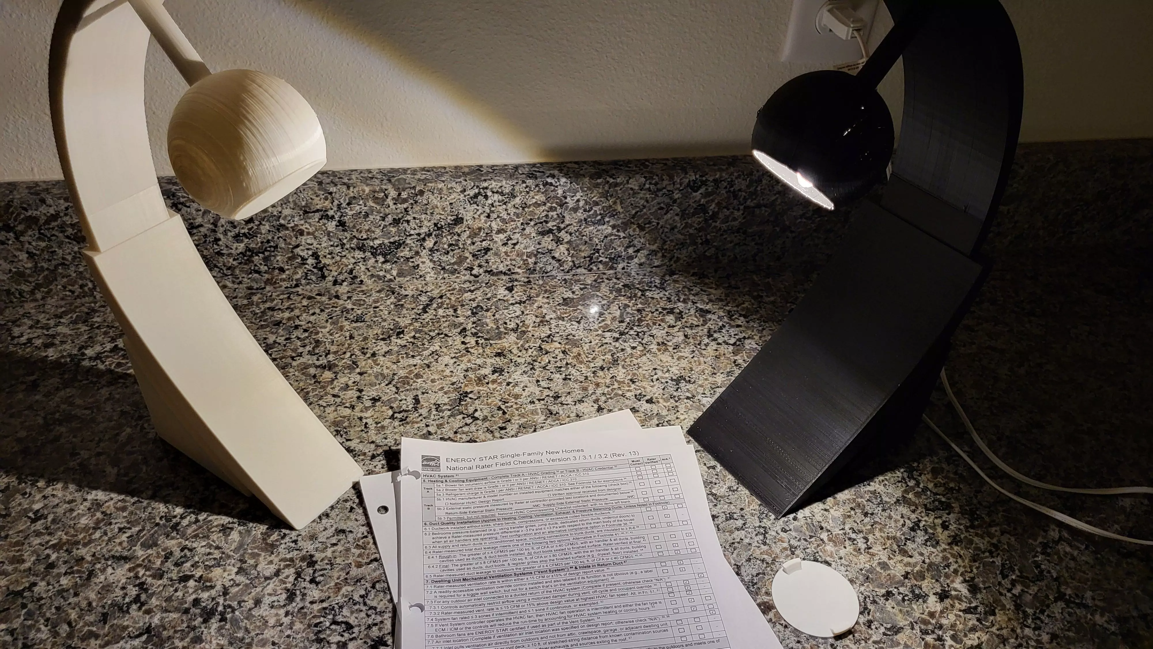 Geth 3D Printable Table Lamp 3D print model