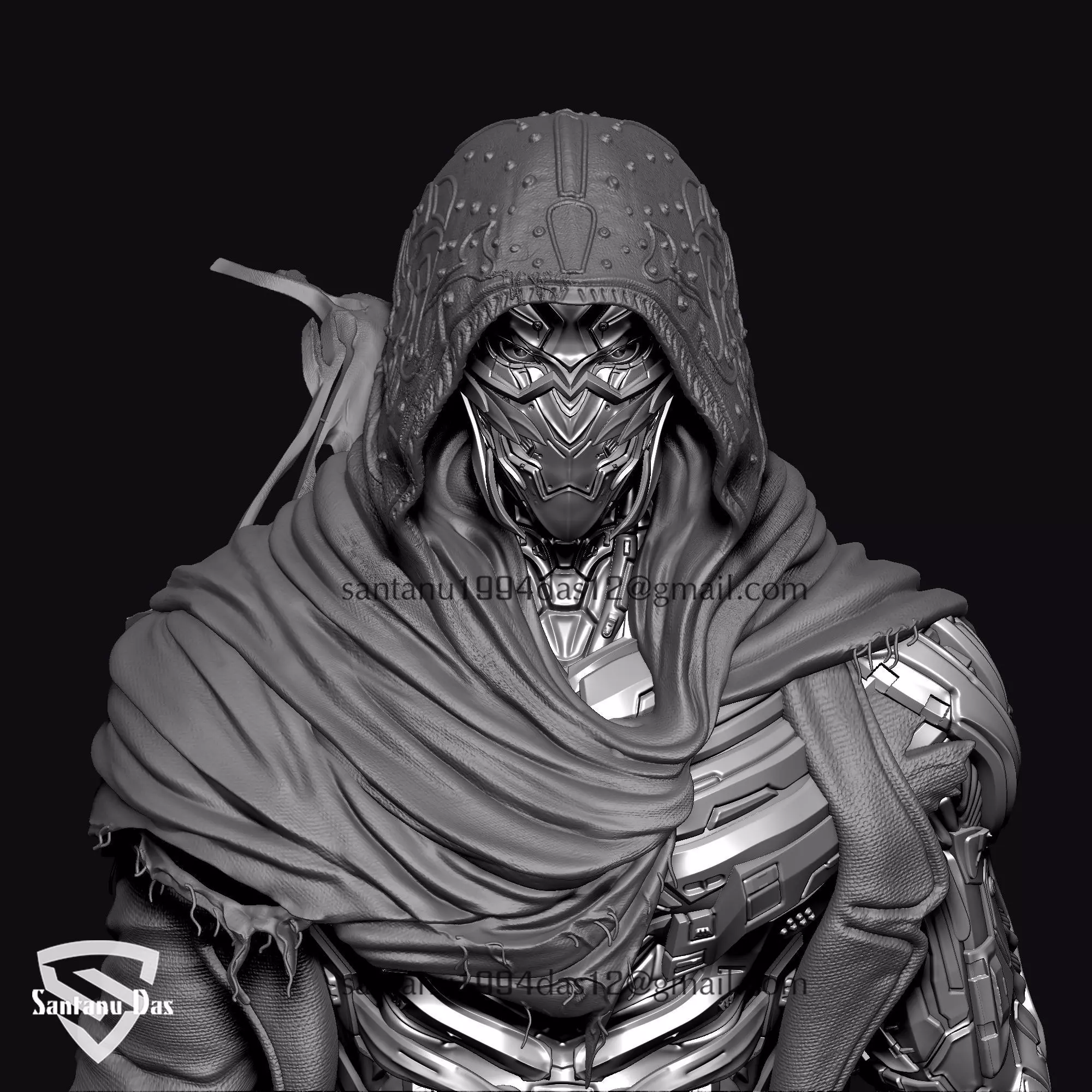 Time Pirate Warrior 3D print model_2