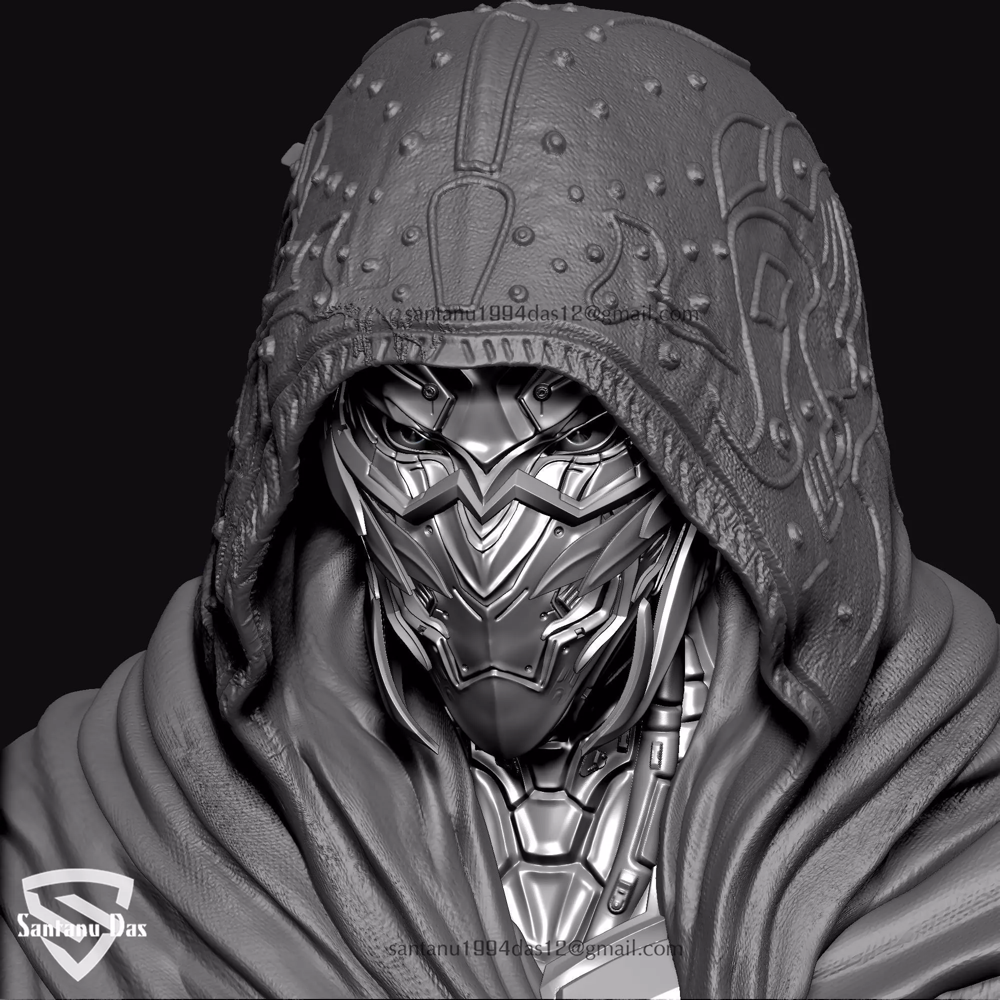 Time Pirate Warrior 3D print model_5