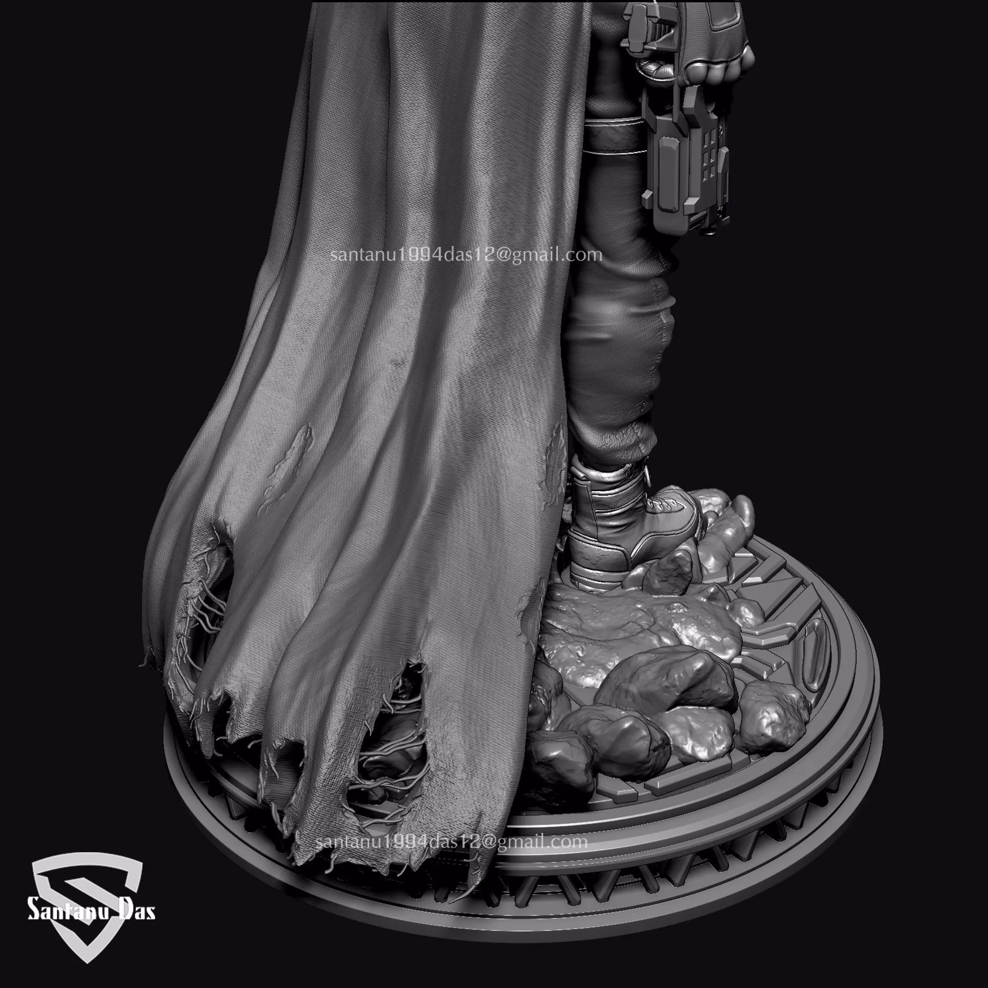 Time Pirate Warrior 3D print model_12