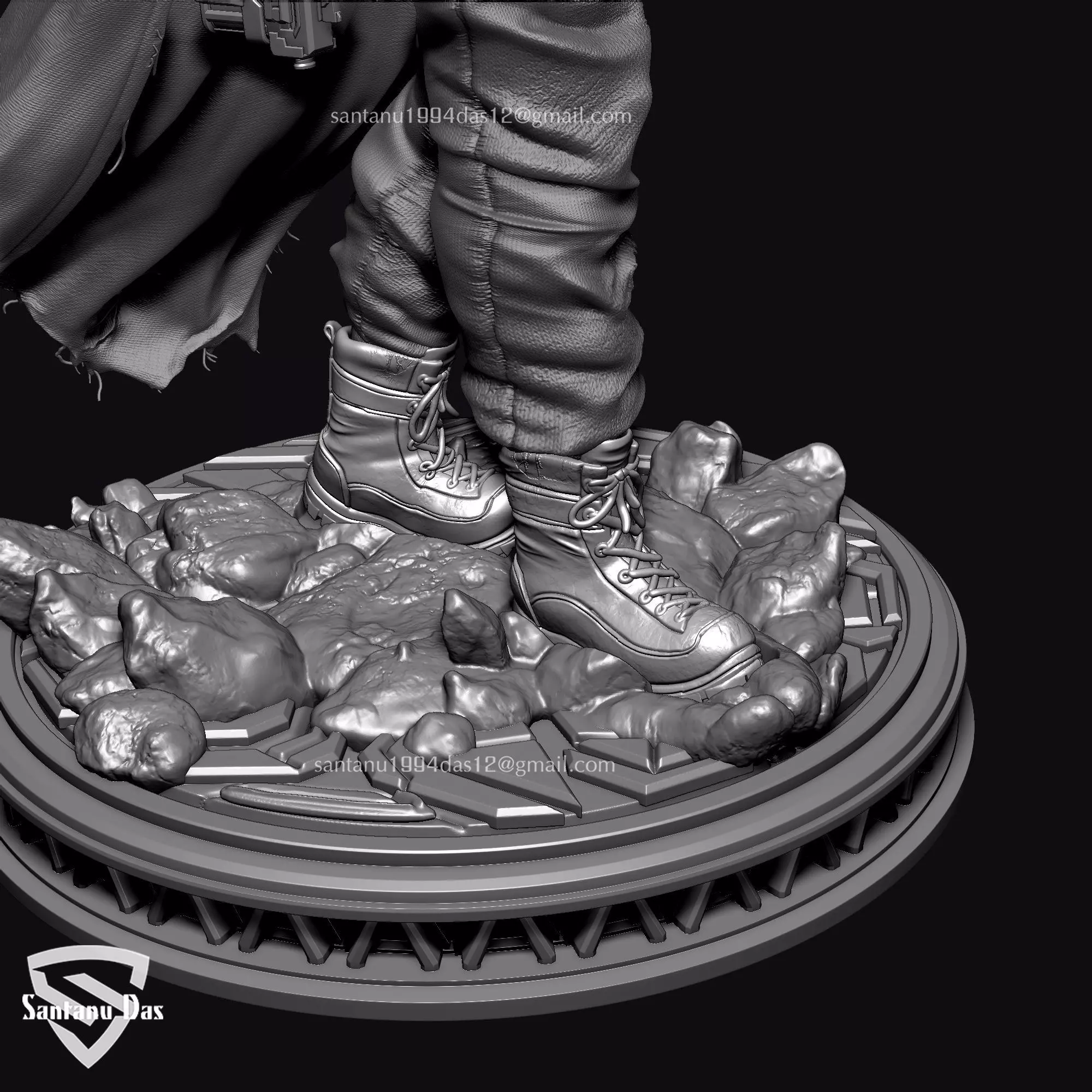 Time Pirate Warrior 3D print model_6