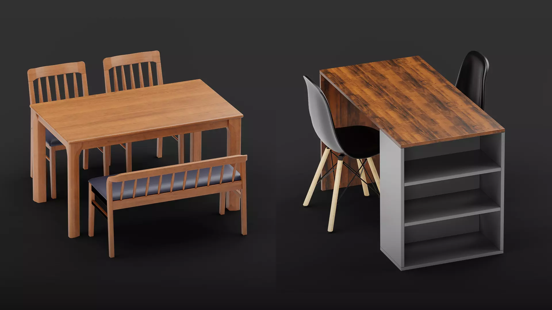 Table Set Model Collection 361 3D model_1