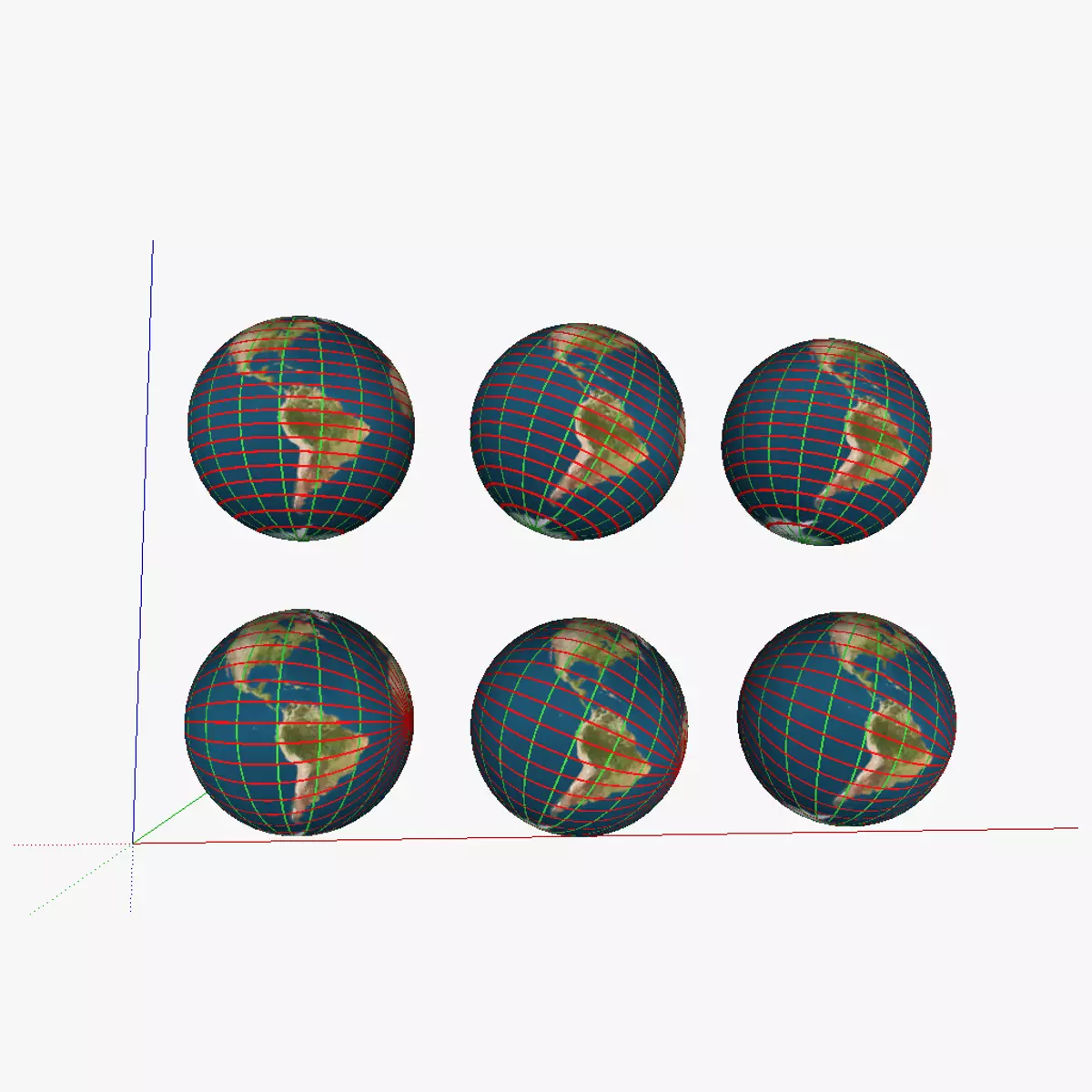 Improved system of parallells meridians 3D model_0