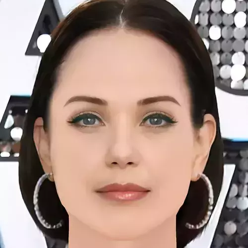 Leslie Bibb Head - No Hair - Low poly head for game