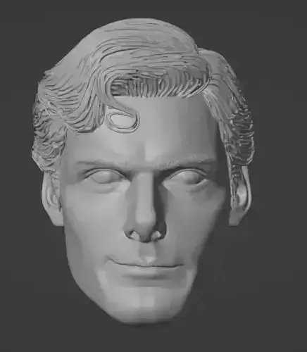 Superman 1978 Head -  Christopher Reeve
