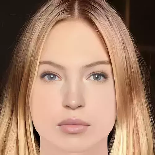 Lila Moss Head - No Hair - Low poly head for game