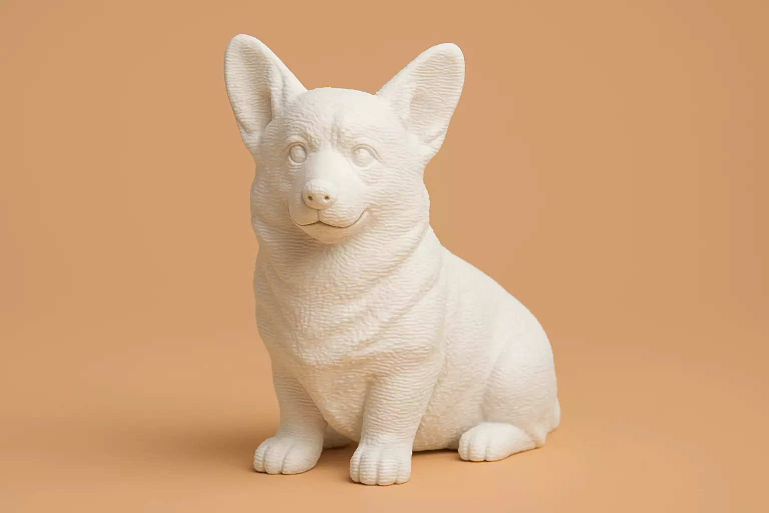 Corgi Dog 3D print model_0