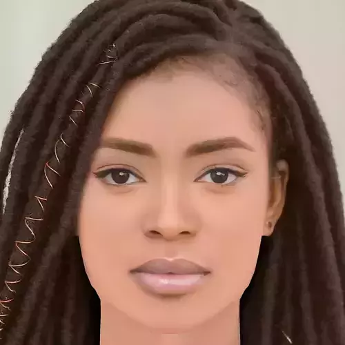 Lovie Simone Head - No Hair - Low poly head for game