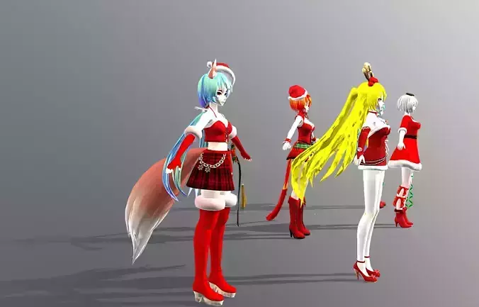 Christmass Cuties Baby Girls Outpits GLB