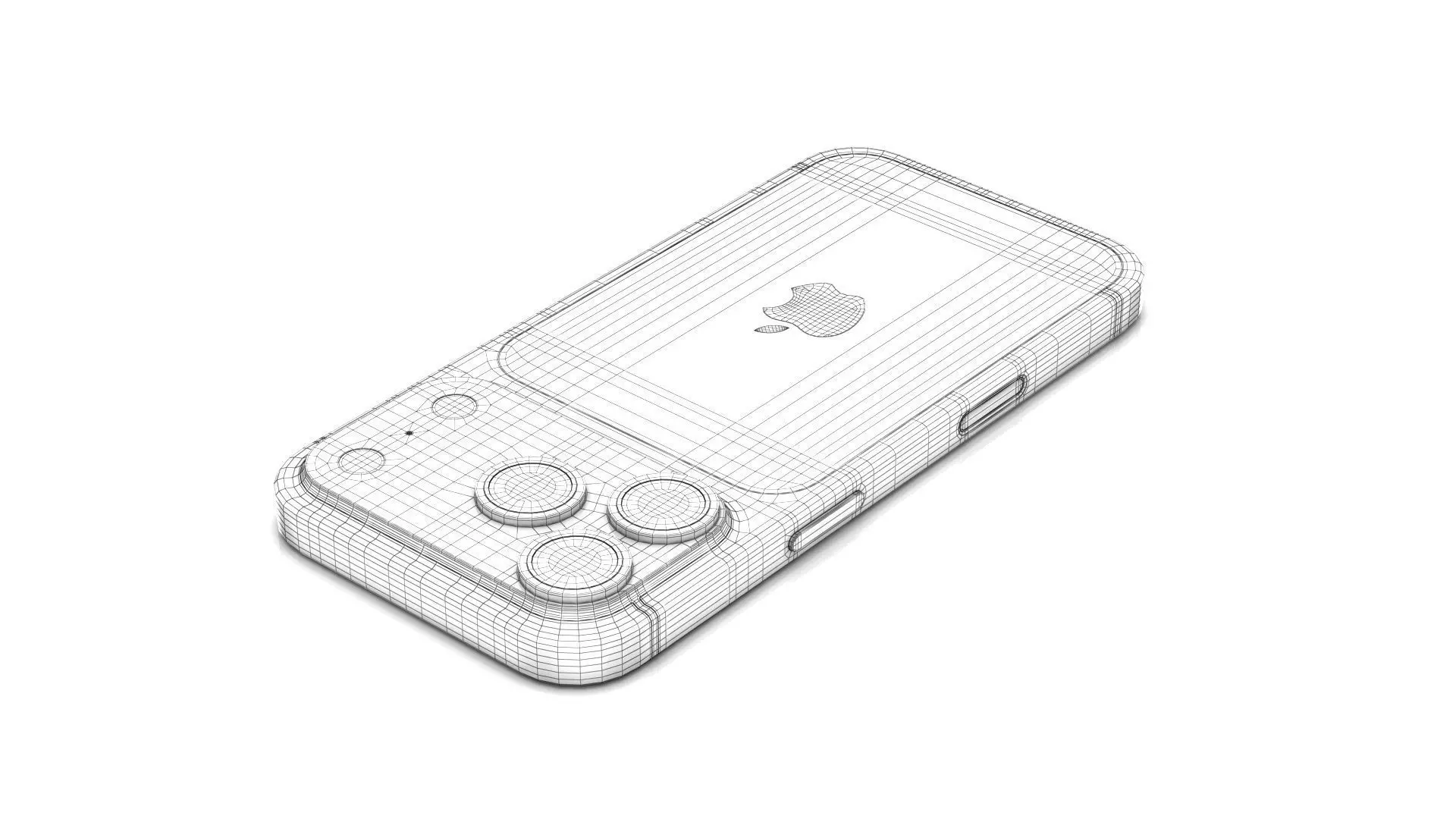 Apple iPhone 17 Pro Low-poly 3D model_20