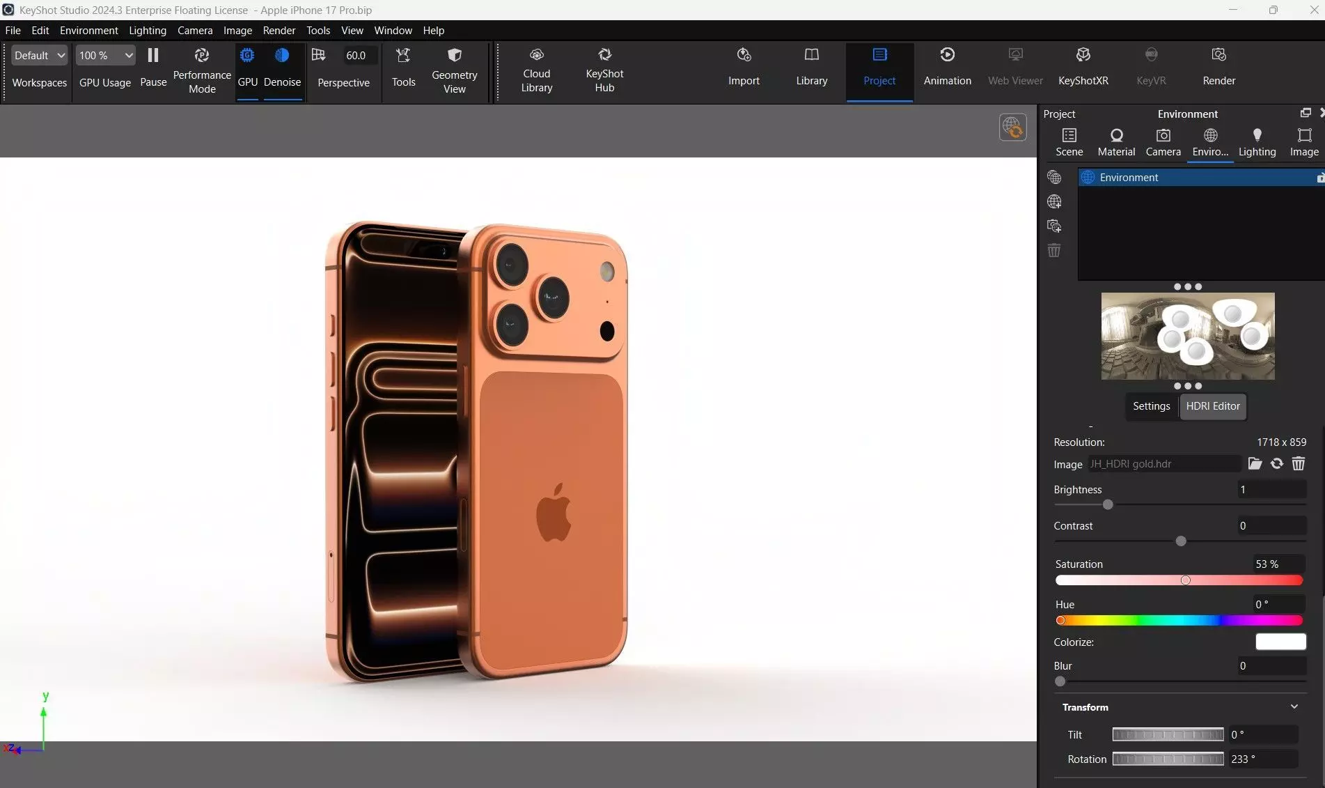 Apple iPhone 17 Pro Low-poly 3D model_30