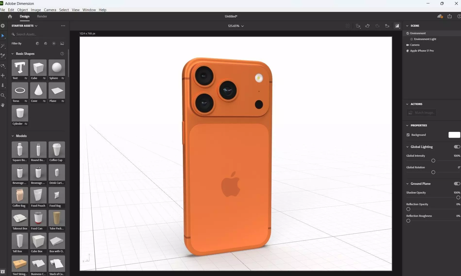 Apple iPhone 17 Pro Low-poly 3D model_27