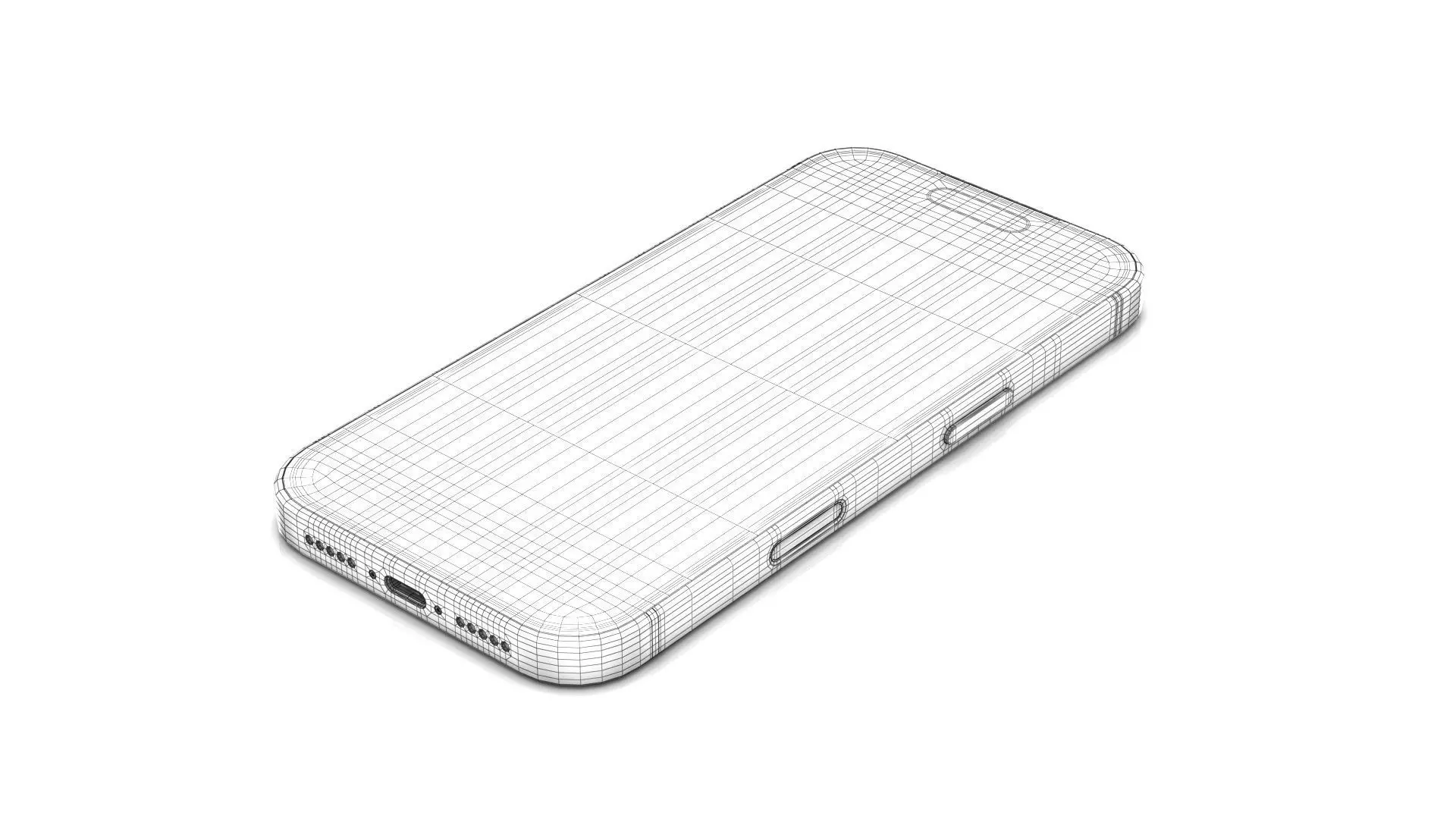 Apple iPhone 17 Pro Low-poly 3D model_21