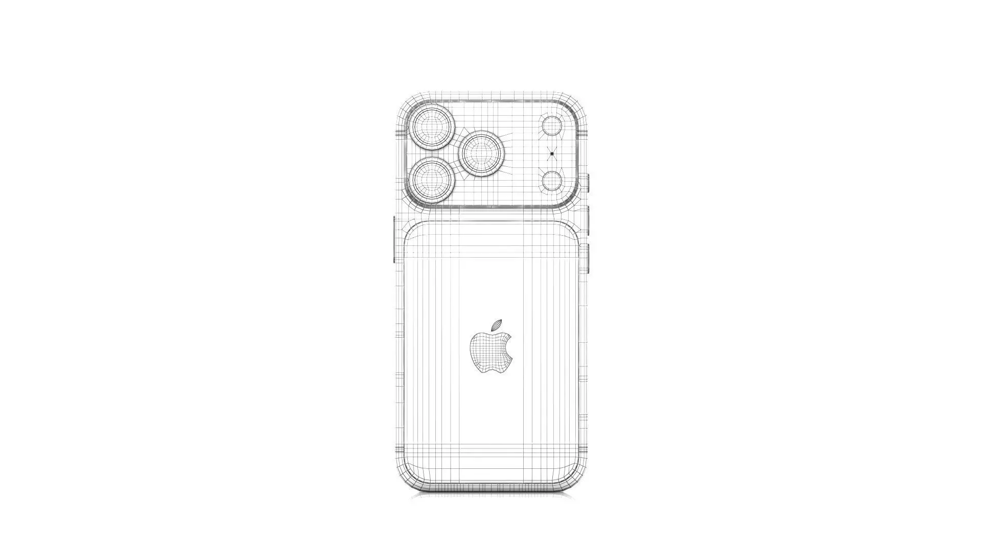 Apple iPhone 17 Pro Low-poly 3D model_15