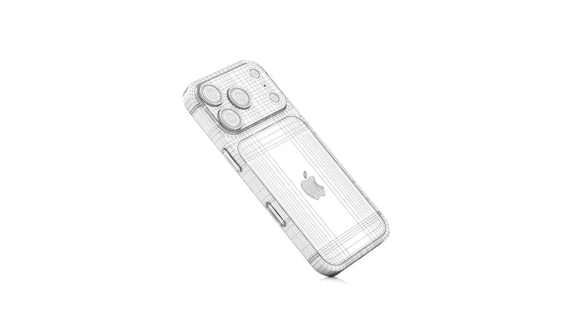 Apple iPhone 17 Pro Low-poly 3D model_19