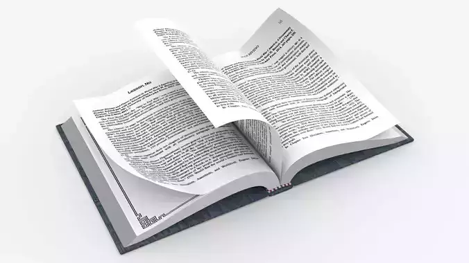 Reading Book Animated