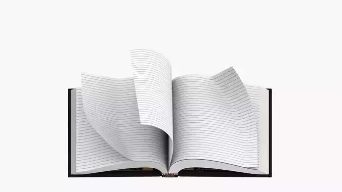 Realistic Classic Animated Book