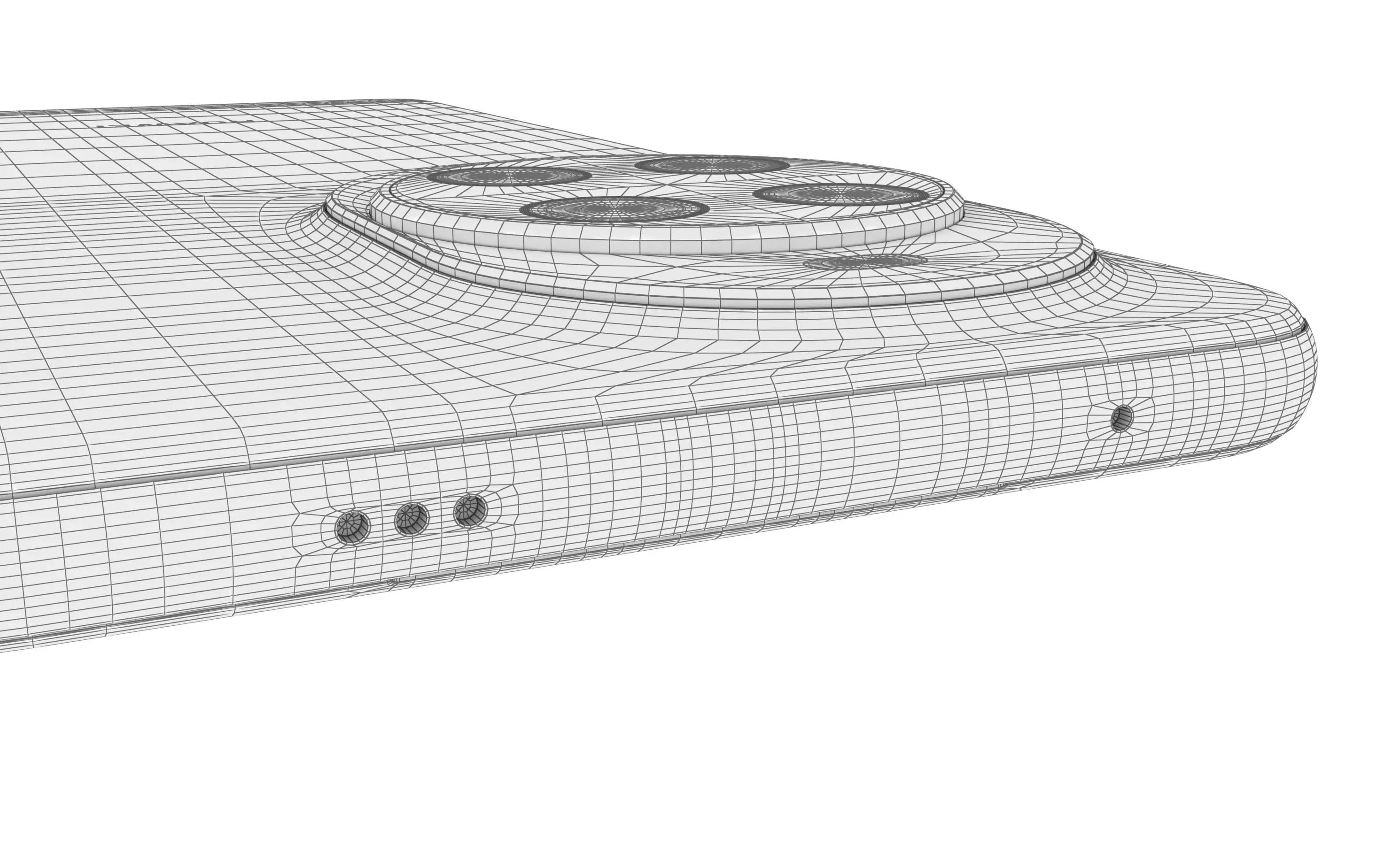 Huawei nova 14 Ultra Floating Light White High Poly 3D model_22