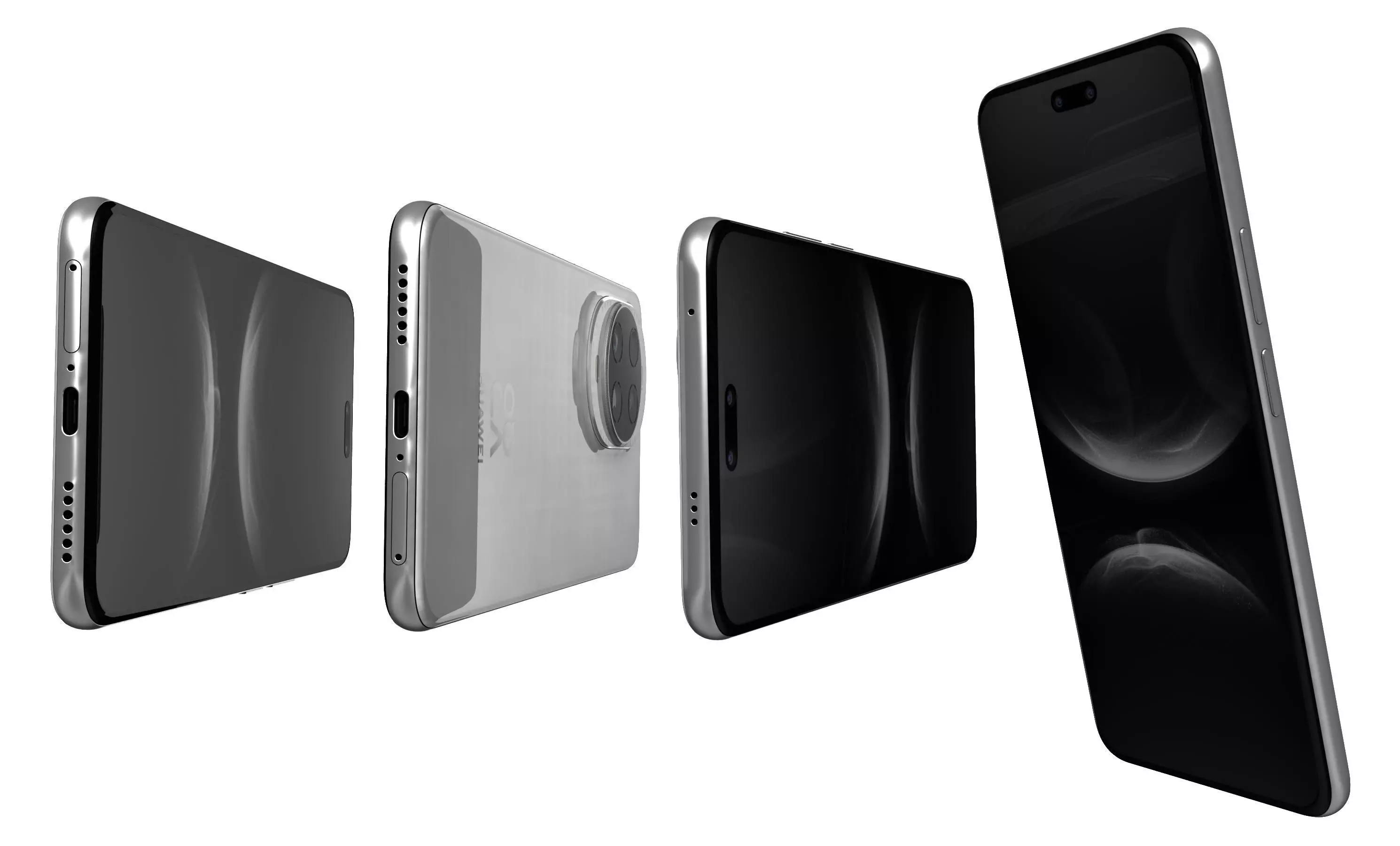 Huawei nova 14 Ultra Floating Light White High Poly 3D model_24