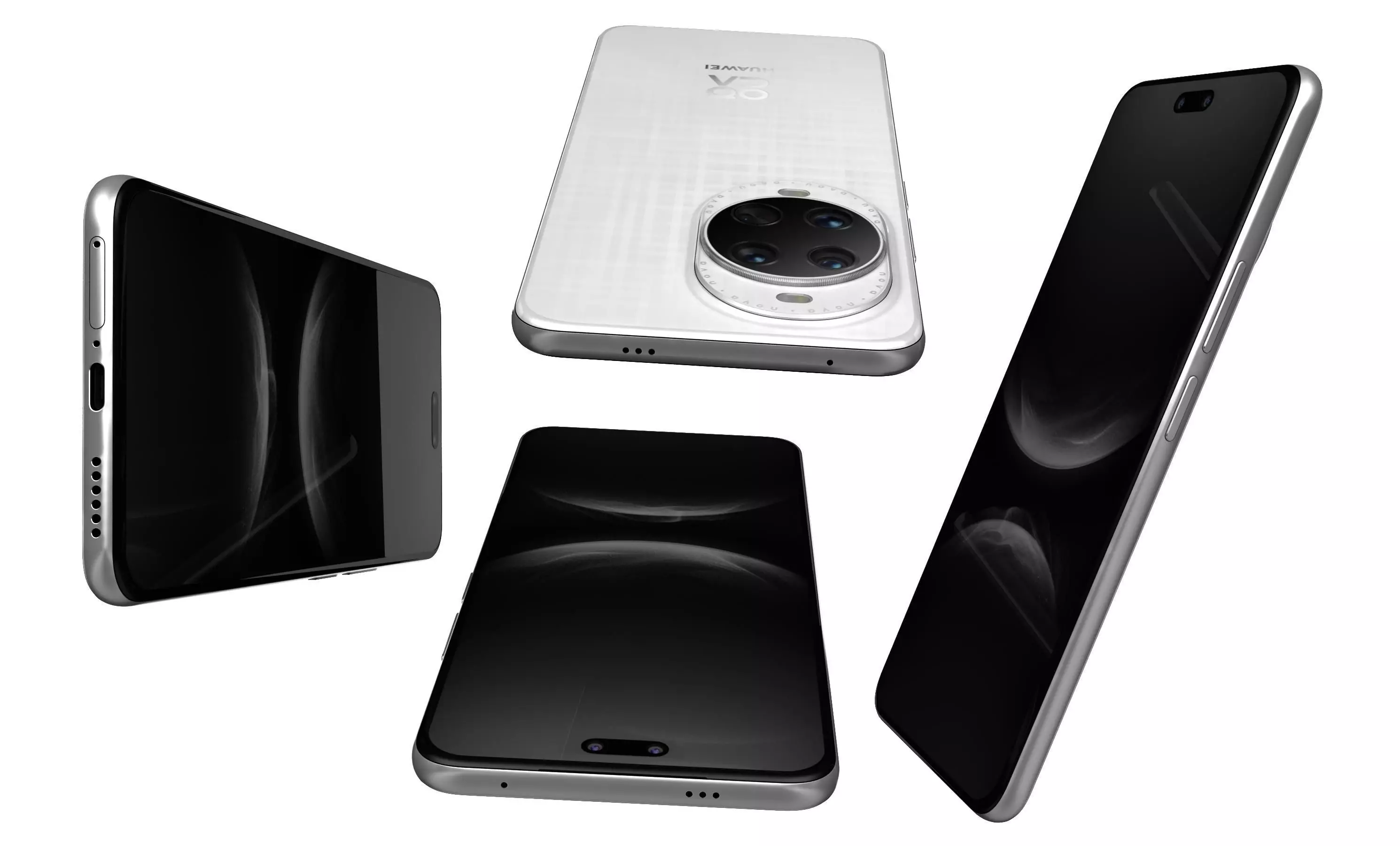 Huawei nova 14 Ultra Floating Light White High Poly 3D model_18