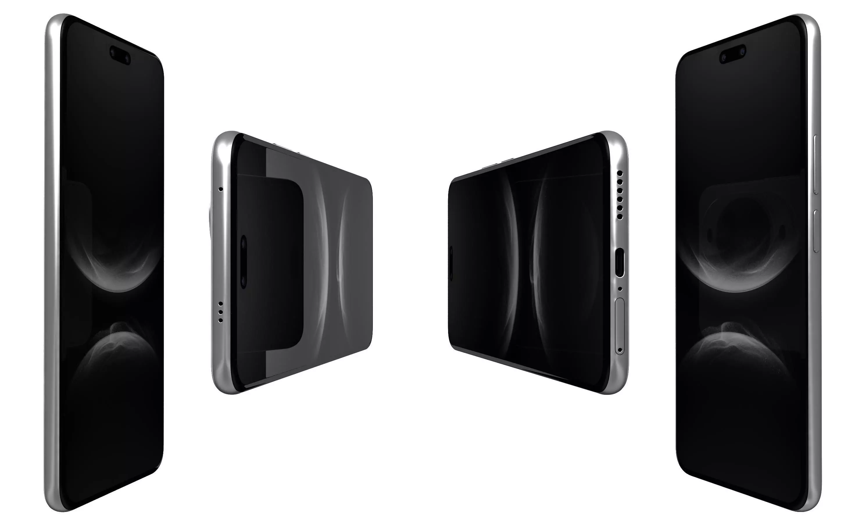 Huawei nova 14 Ultra Floating Light White High Poly 3D model_27