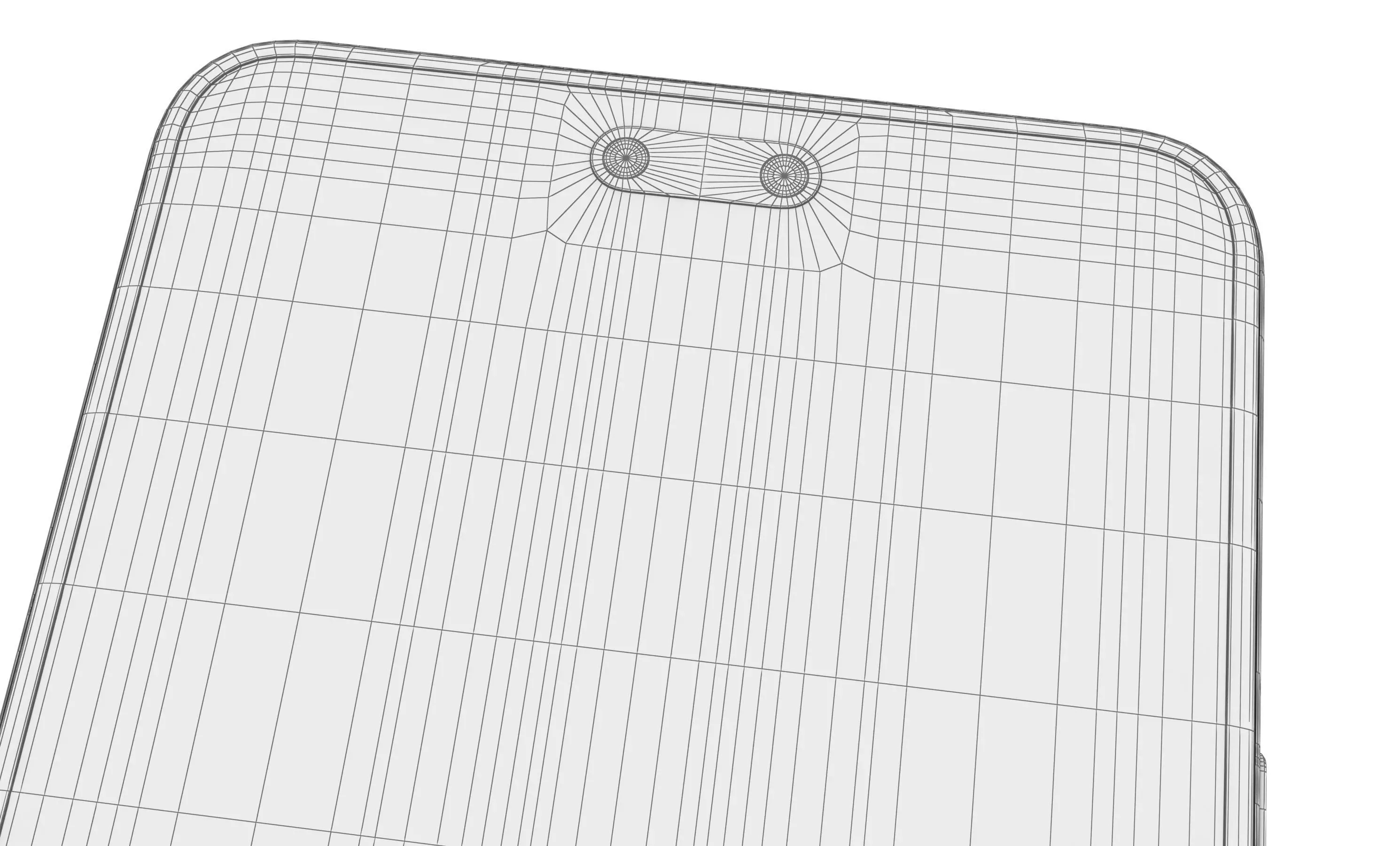 Huawei nova 14 Ultra Floating Light White High Poly 3D model_19