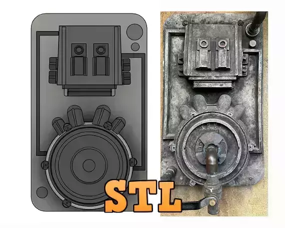 Rogue One - Galaxys Edge Inspired Intake Greeblie Prop