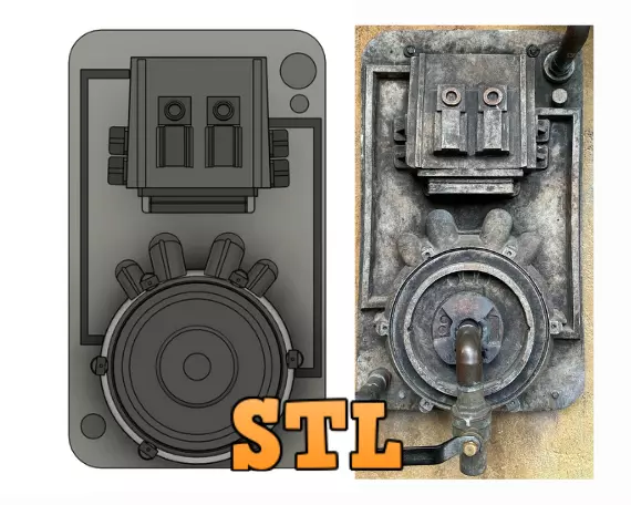 Rogue One - Galaxys Edge Inspired Intake Greeblie Prop 3D print model