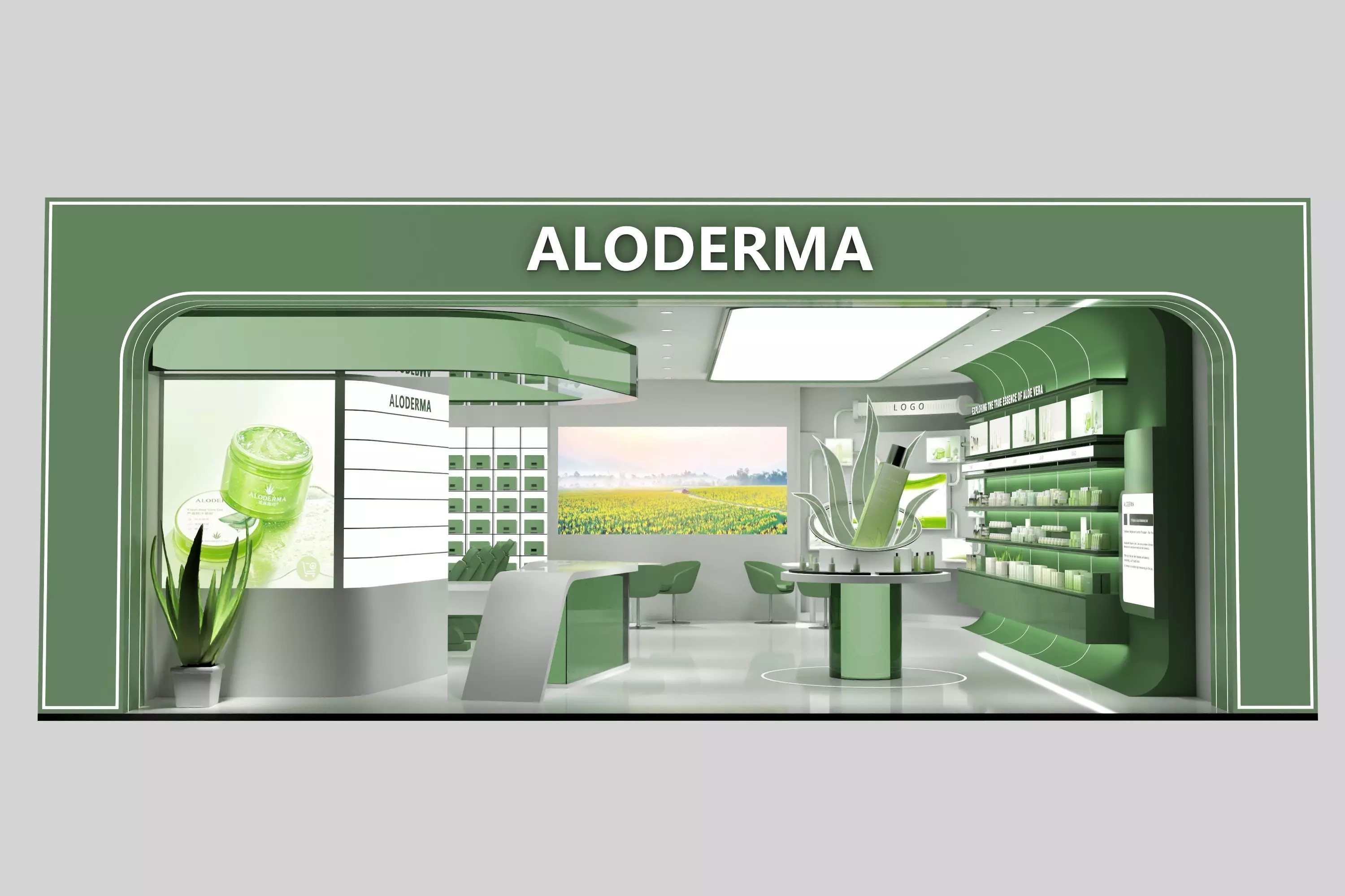Cosmetics Shop Low-poly 3D model