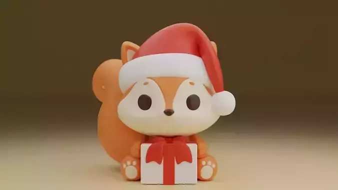 Christmas squirrel 05