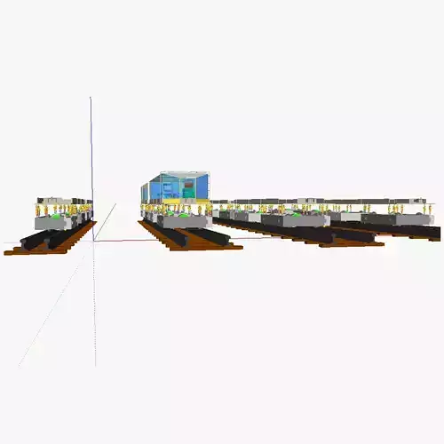 Modular train IC 3D model