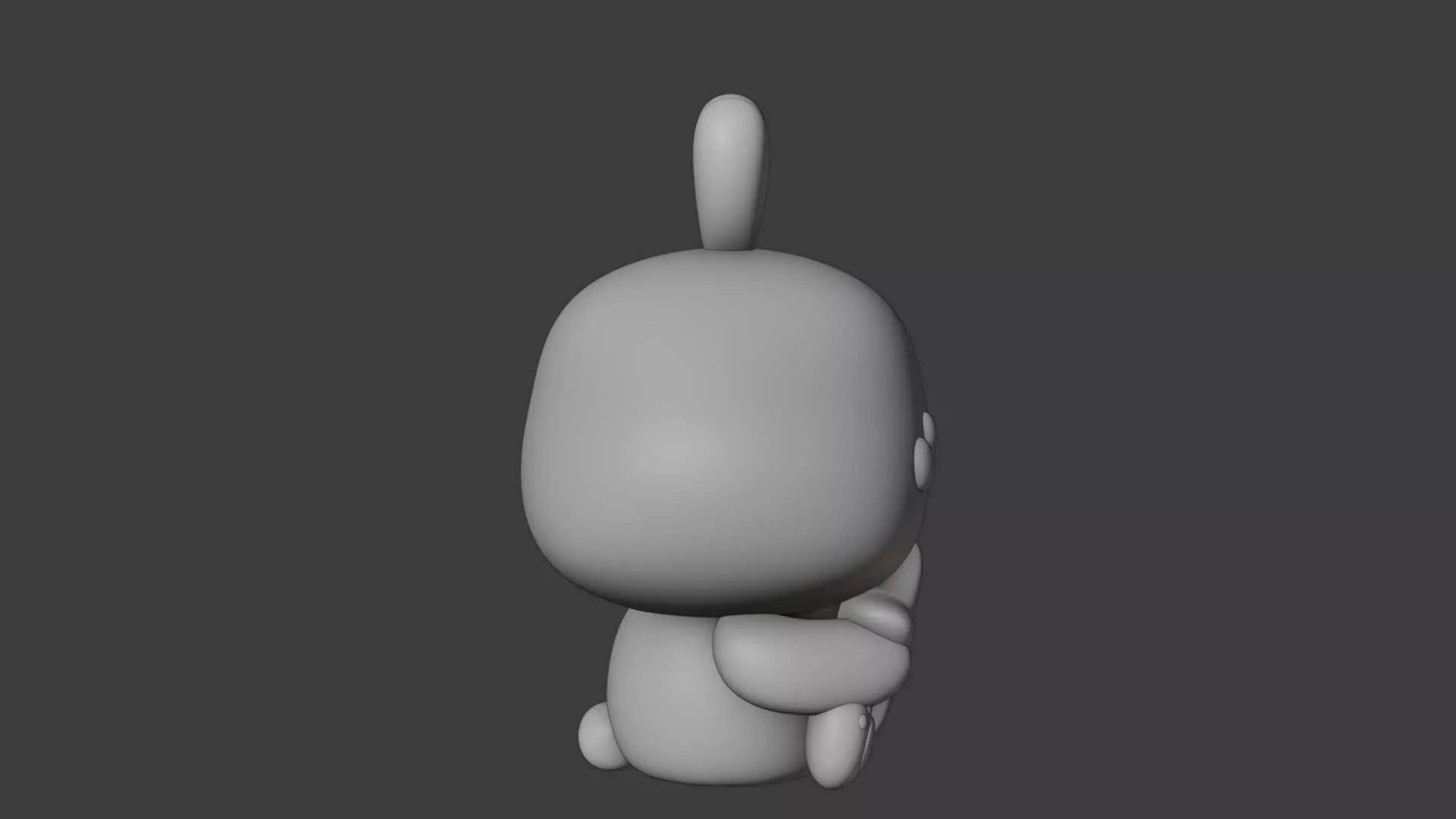 rabbit 55 3D print model_3
