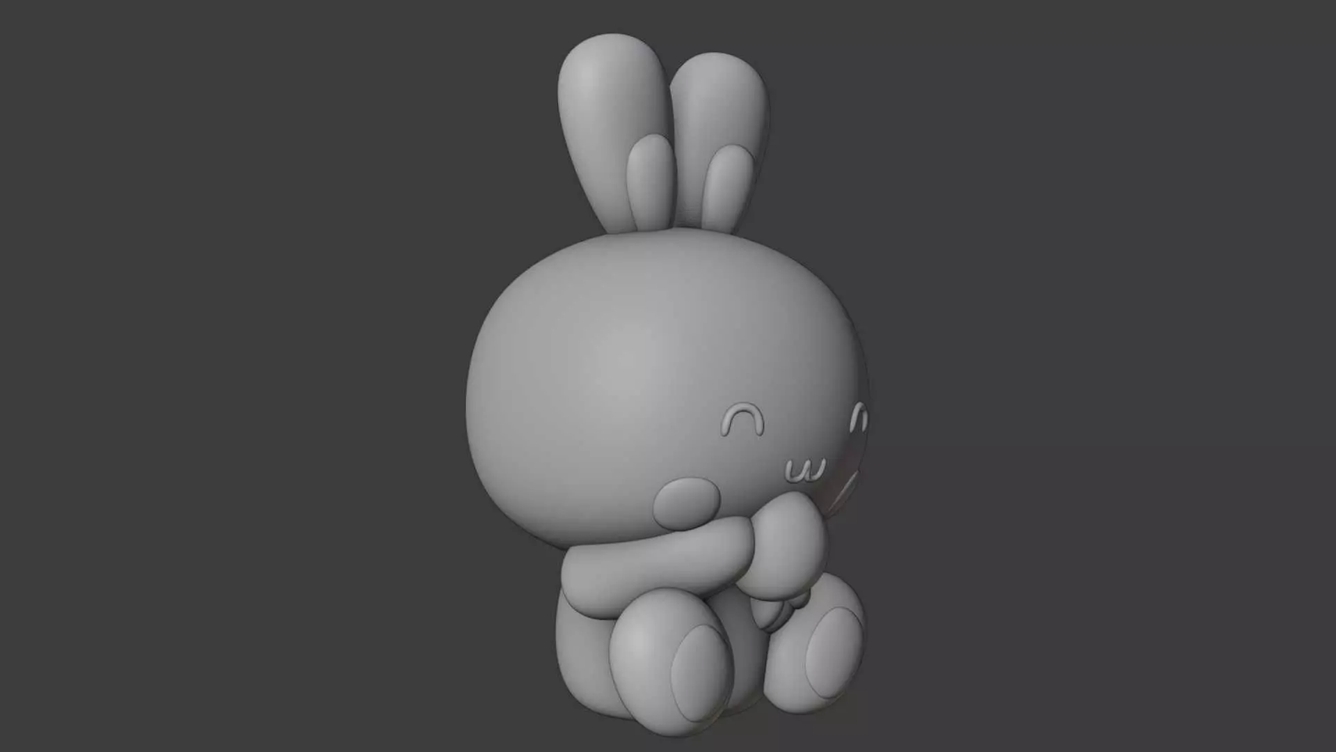 rabbit 54 3D print model_2