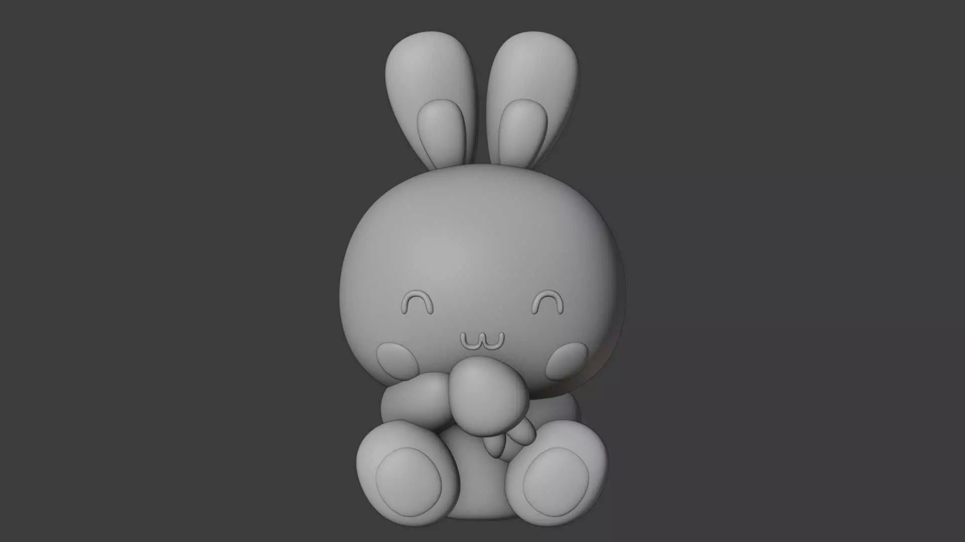 rabbit 54 3D print model_1