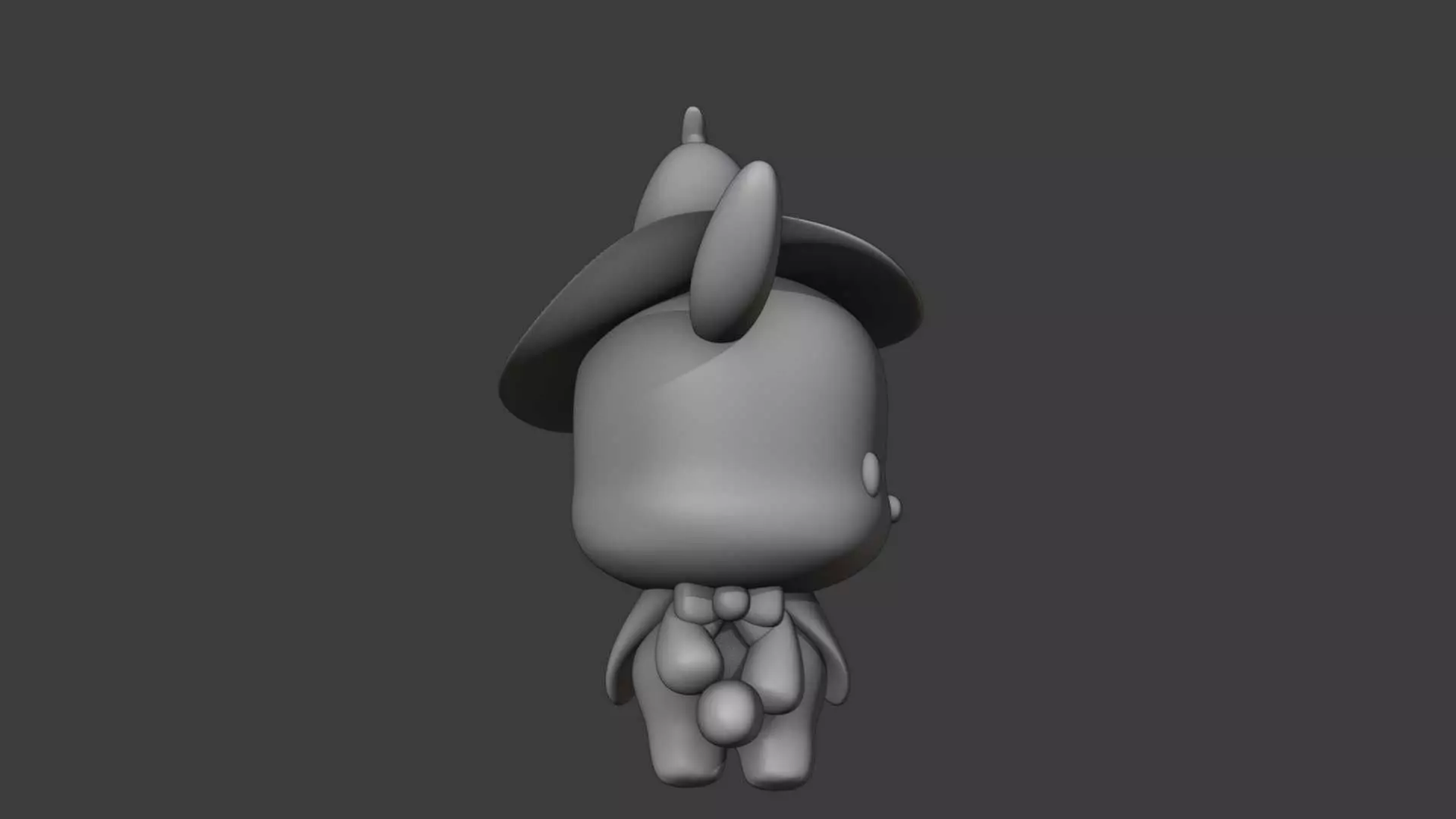 Halloween wizard sanrio pochacco 31 3D print model_3